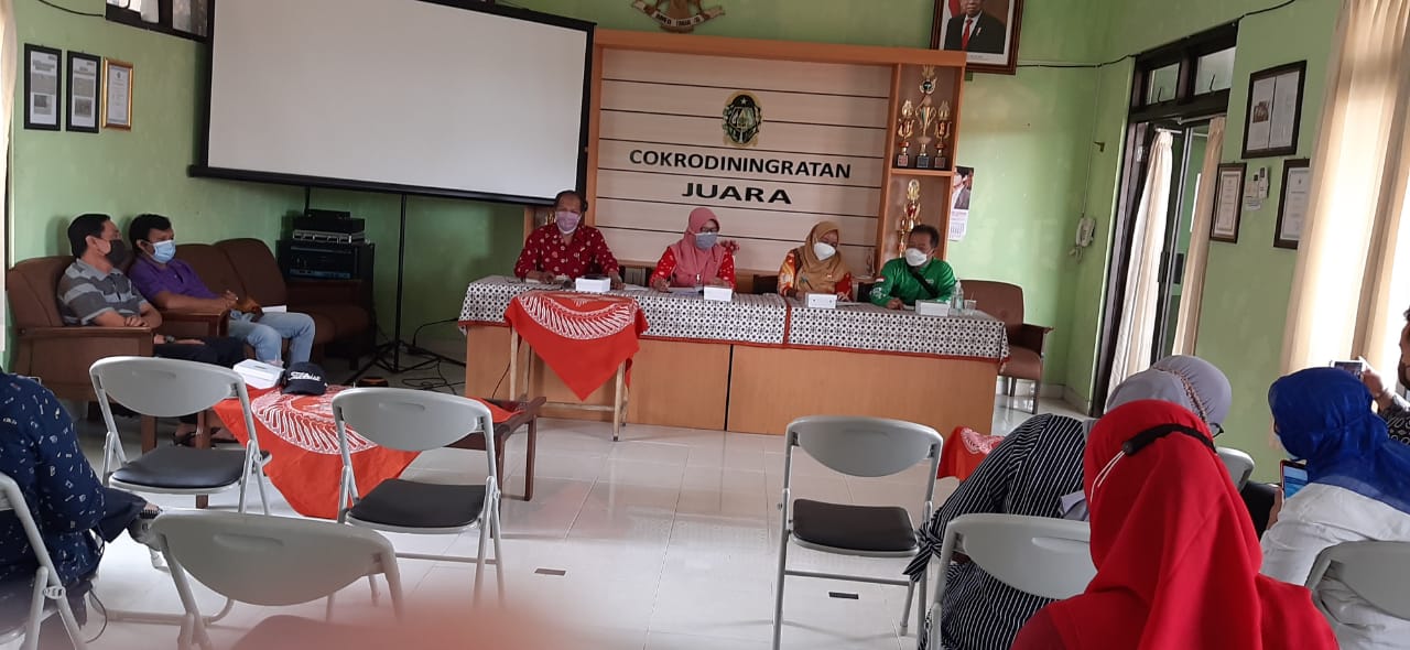Maksimalkan Potensi Kampung Wisata, Kelurahan  Cokrodiningratan mengadakan Koordinasi Kelompok Sadar Wisata (POKDARWIS)