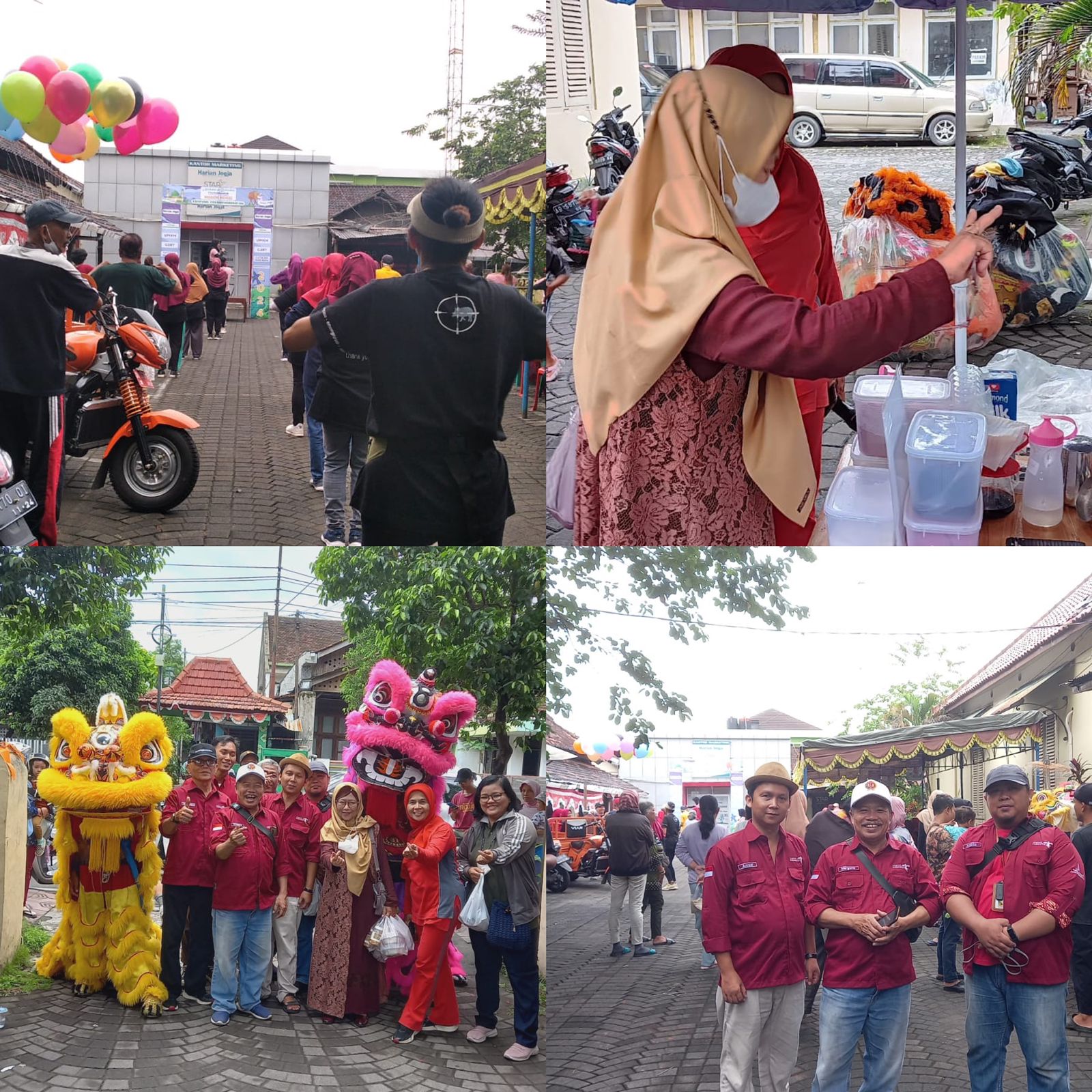 Launching Pasar Minggon Dan Pasar Ramadhan Kelurahan Cokrodiningratan