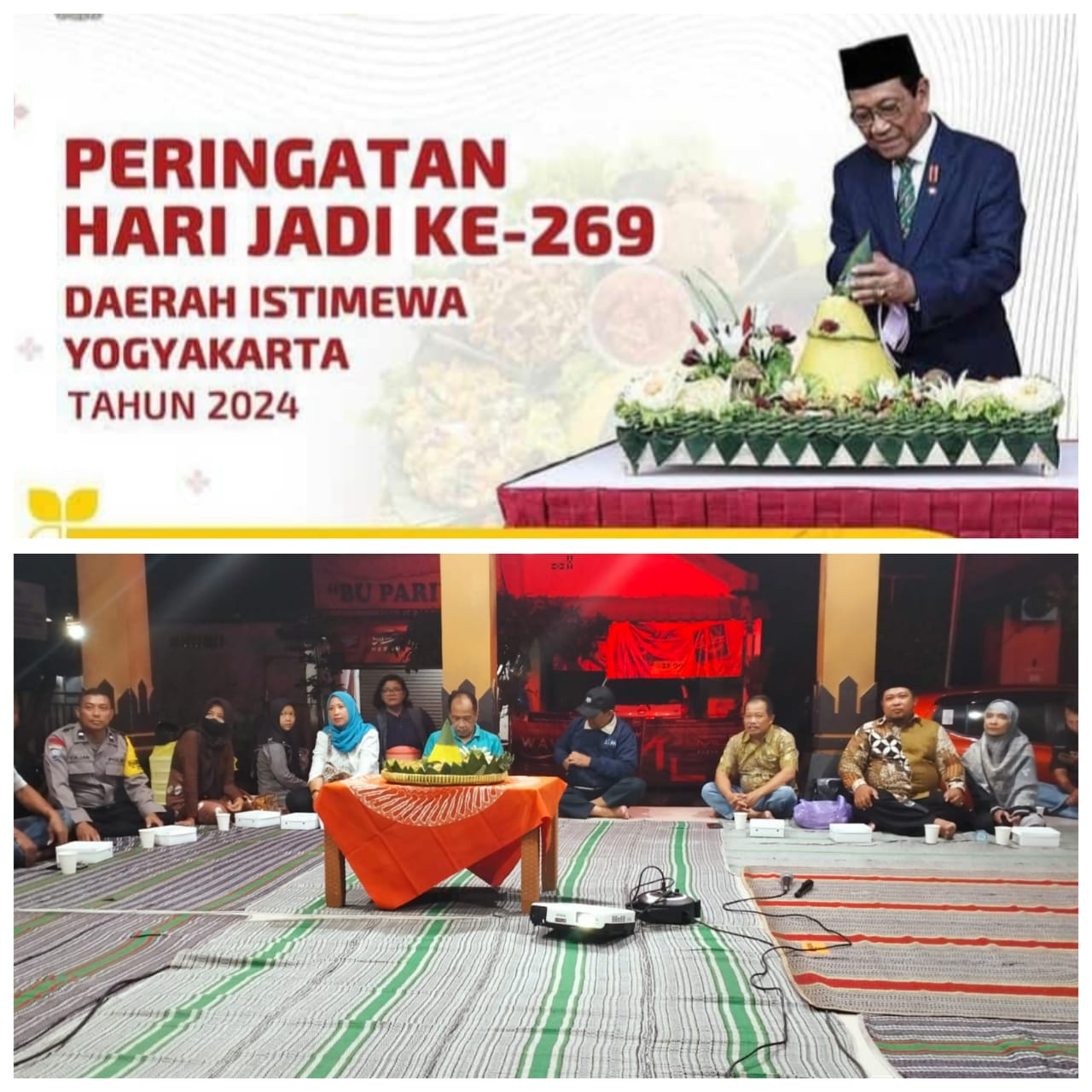Cokrodiningratan Selenggarakan Malam Tirakatan Peringatan Hari Jadi ke-269 Daerah Istimewa Yogyakarta