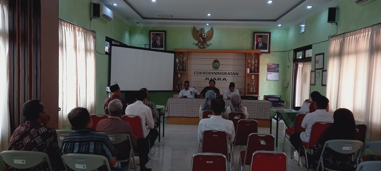 Rakor Desa Kelurahan Sadar Kerukunan Cokrodiningratan dengan Kanwil Kemenag DI Yogyakarta