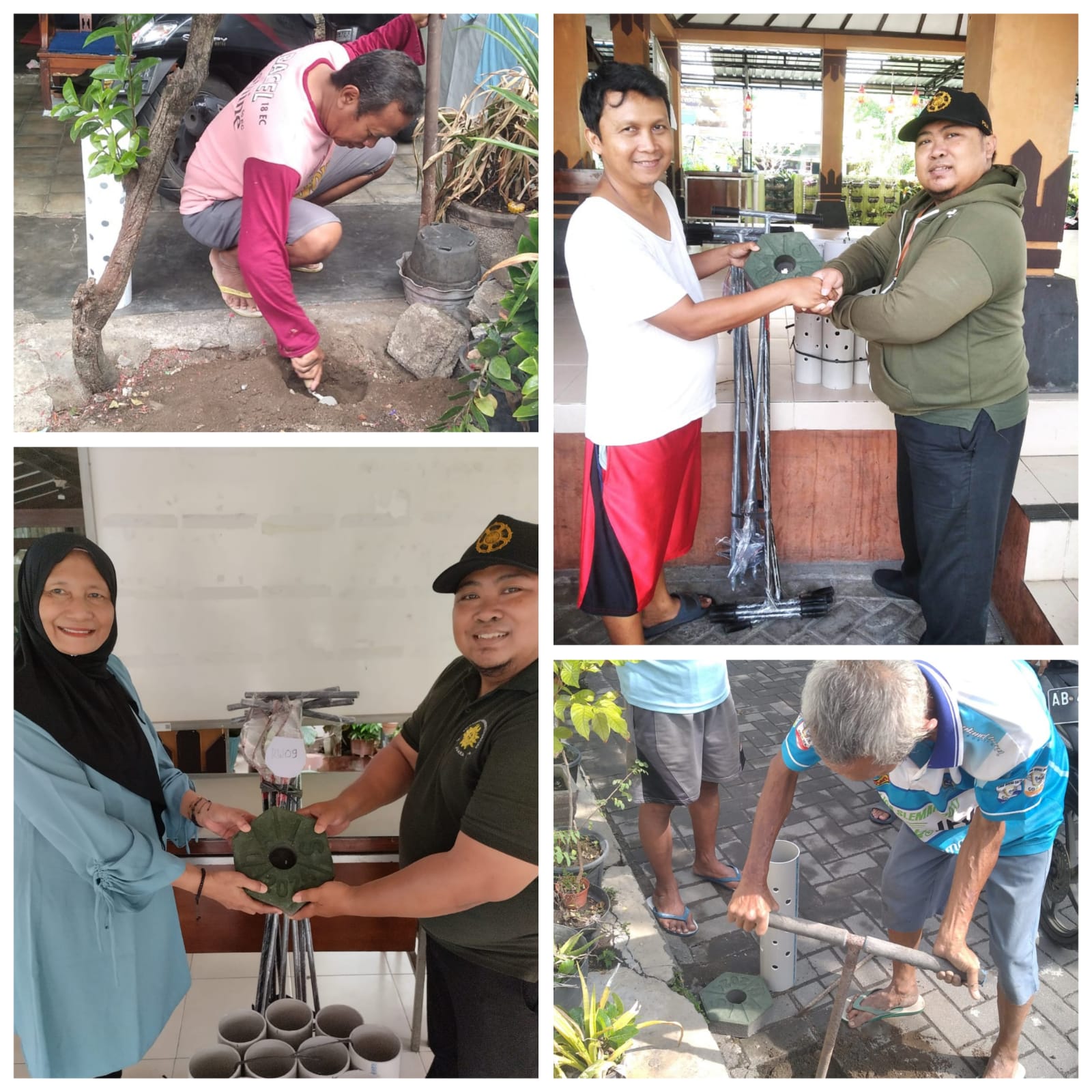 COKRO JUARA! Monitoring Pemasangan Biopori di wilayah RW 03 dan RW 09 Kelurahan Cokrodiningratan