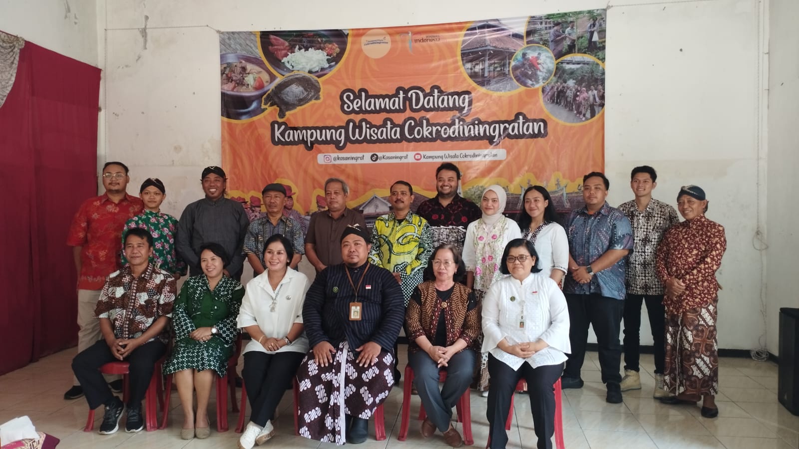 Kunjungan Tim Akreditasi Kelurahan Budaya Kundha Kabudayan DIY ke Kelurahan Budaya Cokrodiningratan