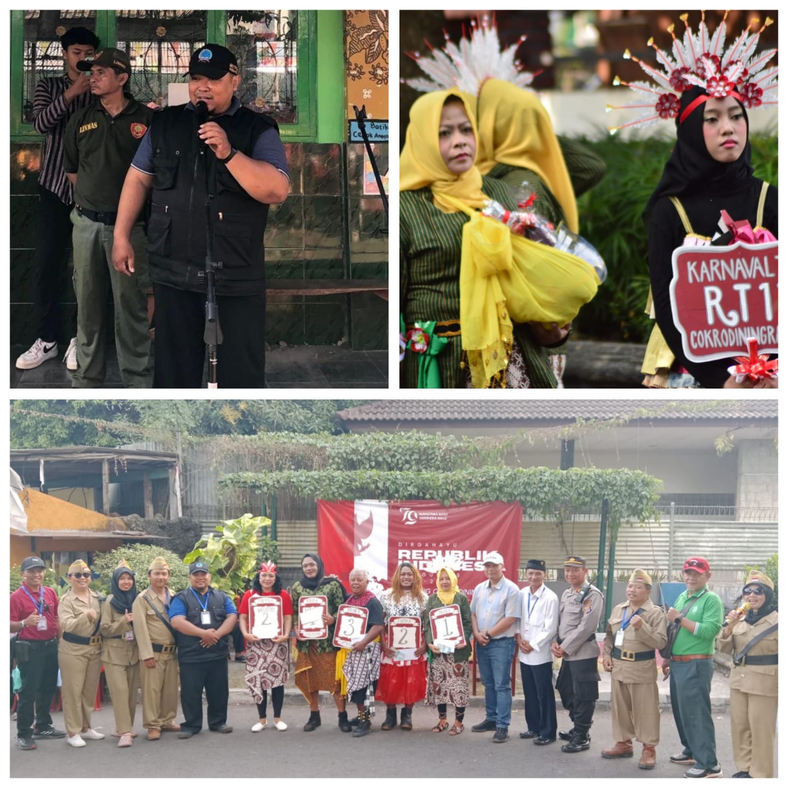 Keseruan Karnaval HUT ke-79 RI di Kampung Cokrokusuman dan Kampung Cokrodiningratan