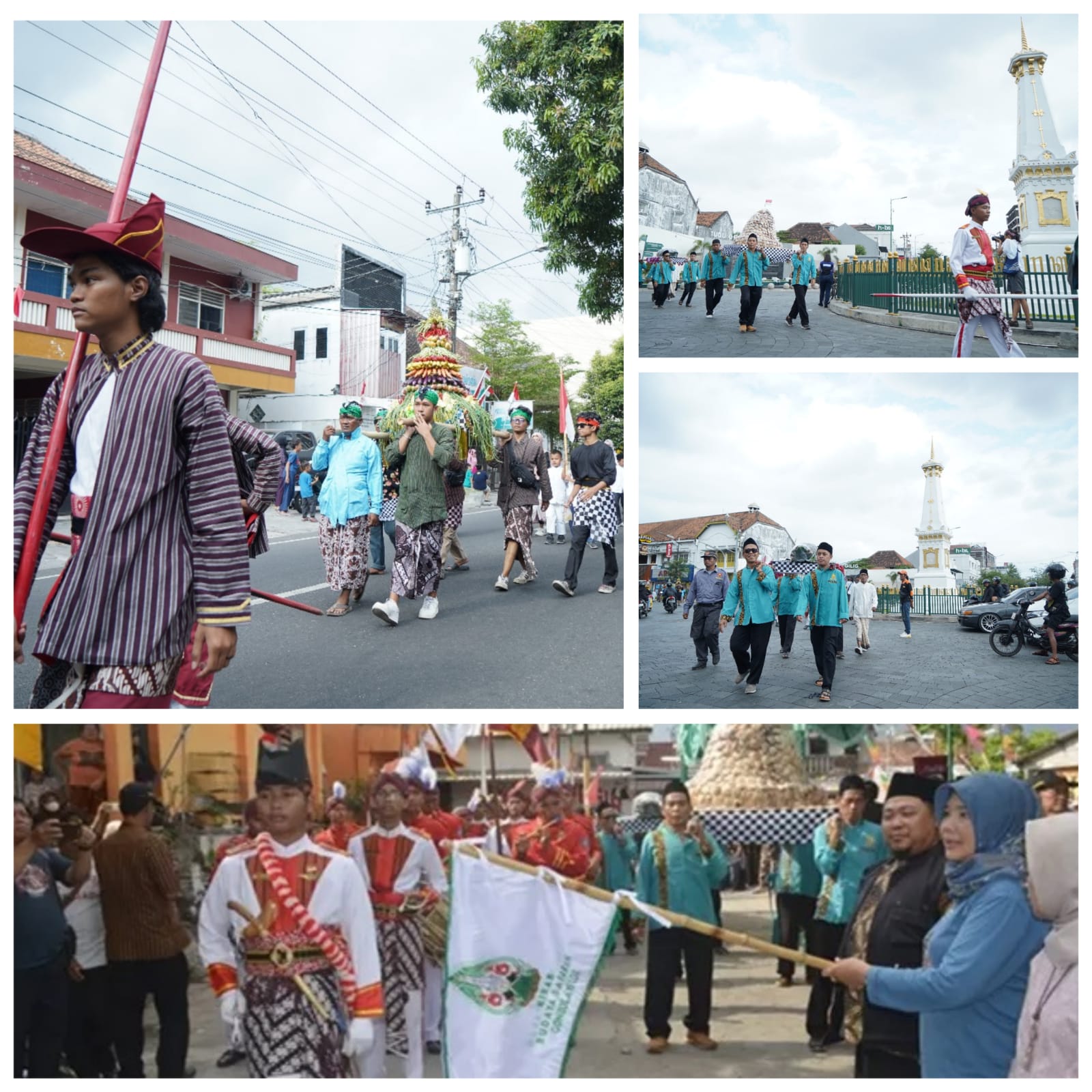 Kelurahan Cokrodiningratan Gelar Kirab Budaya, Arak Gunungan 1000 Apem dan Lemper