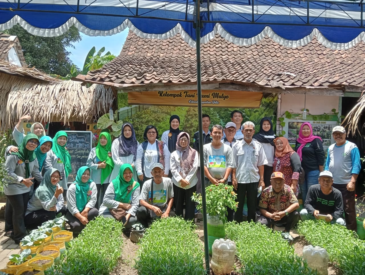 Bank Sampah Pembina Dadi Mulyo RW 03 Cokrodiningratan Terima Kunjungan Tim Verifikasi Lapangan Bank Sampah Kota Yogyakarta