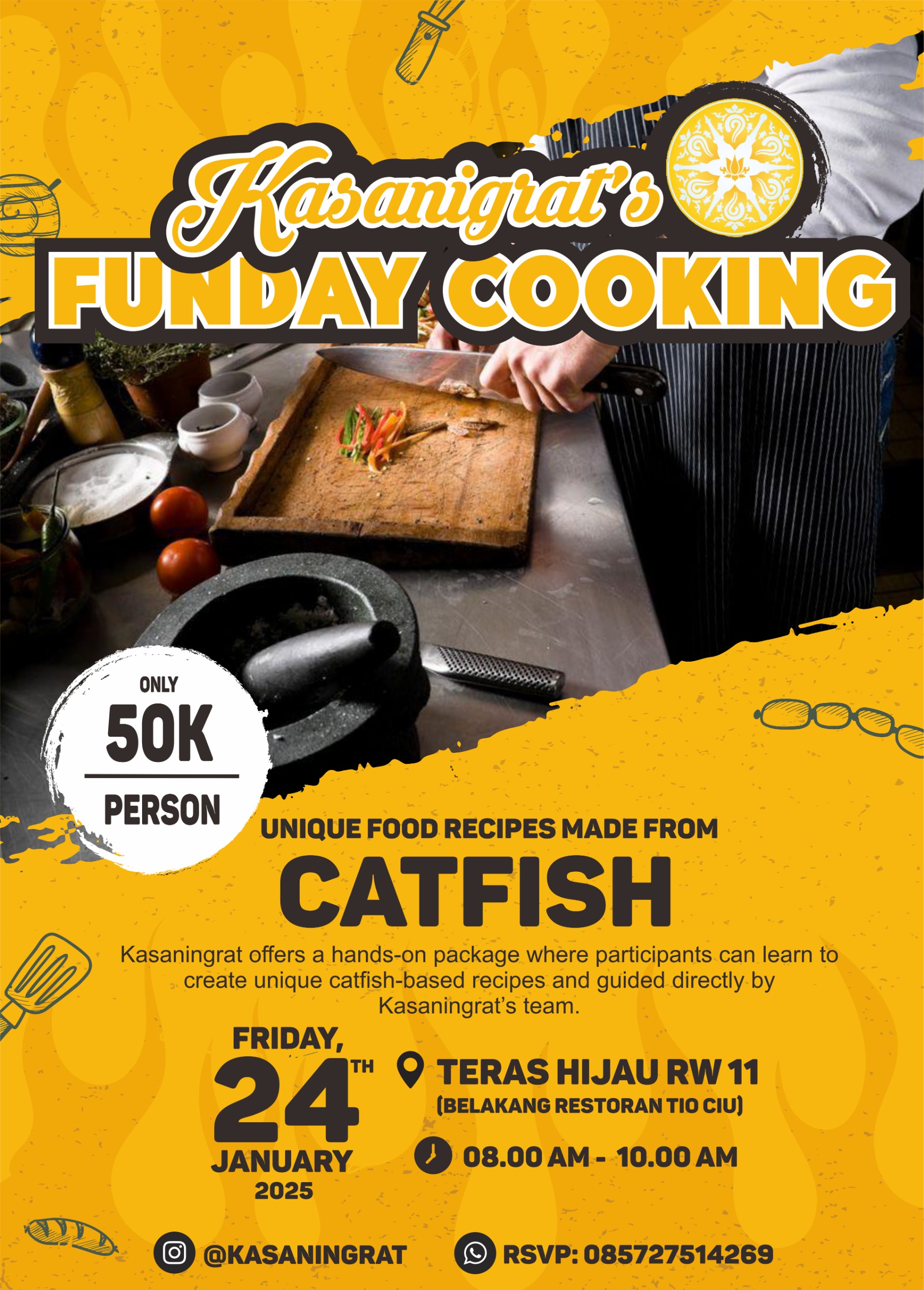 KASANINGRAT Akan Selenggarakan Kasaningrat Fun Day Cooking Class